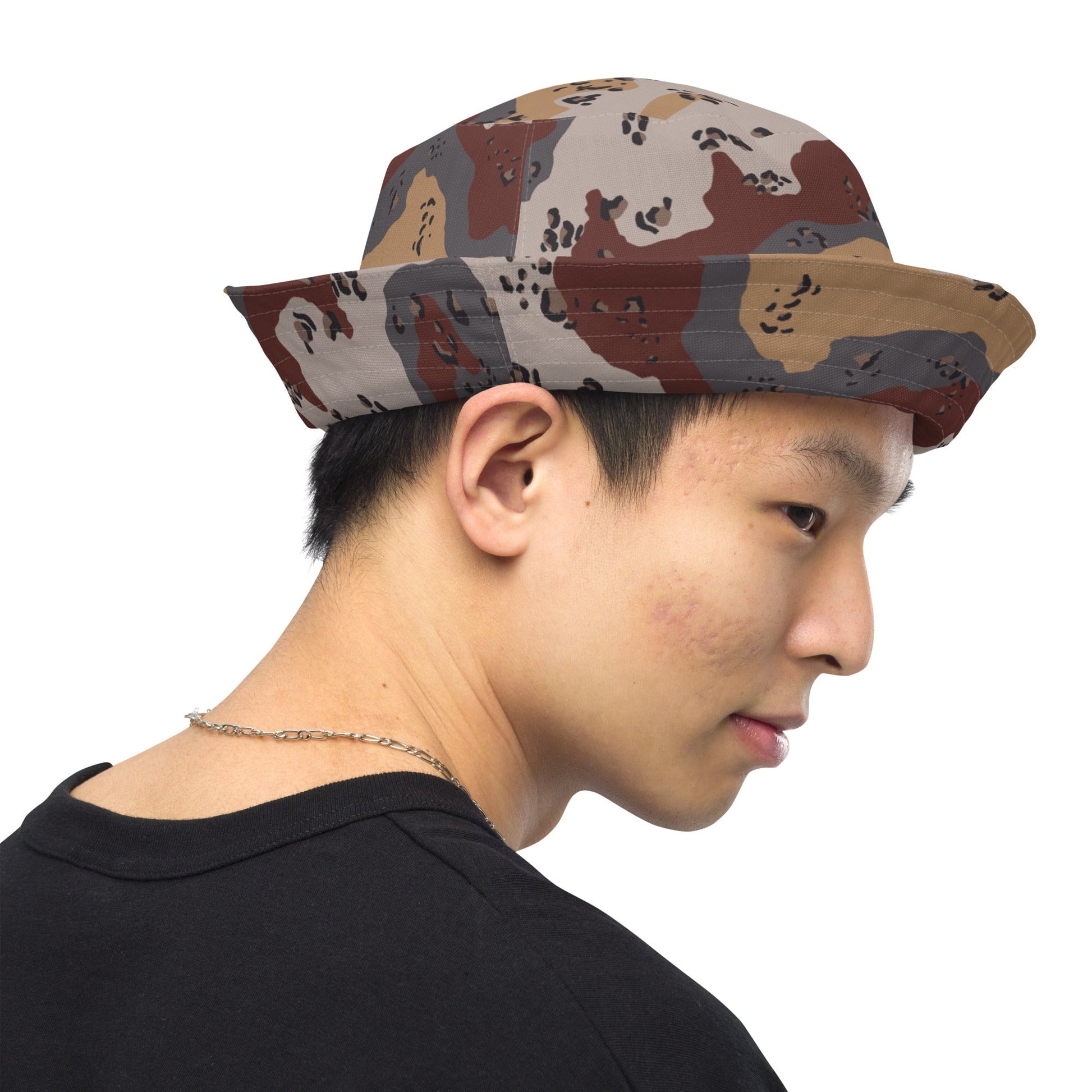 Saudi Chocolate Chip Desert Mountain CAMO Reversible bucket hat - Bucket Hats