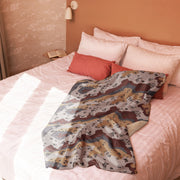 Chocolate Chip Saudi Mountain CAMO Sherpa Blanket