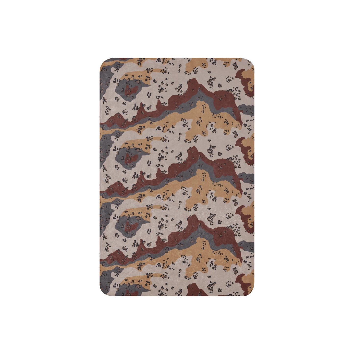 Saudi Chocolate Chip Desert Mountain CAMO Sherpa blanket - Blankets