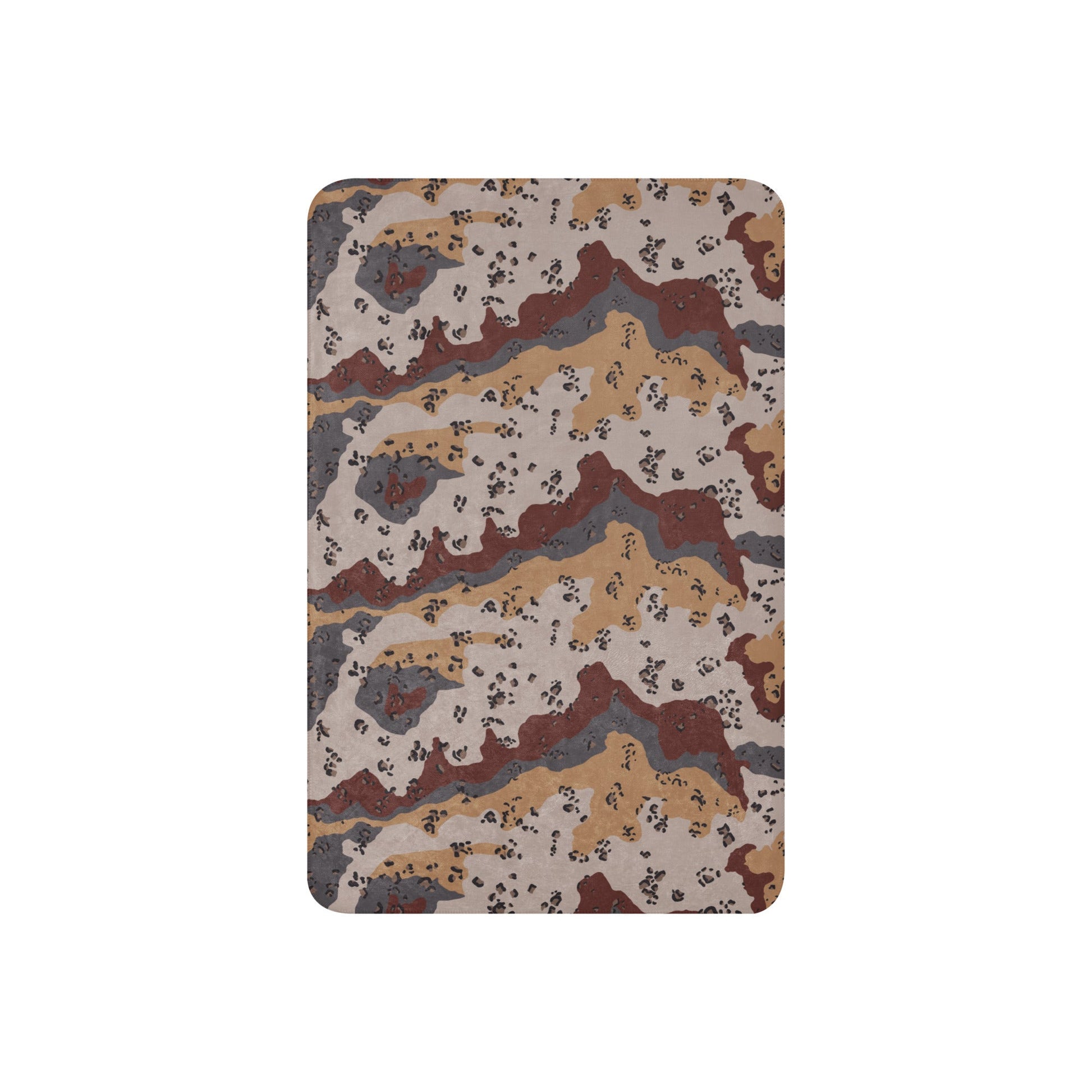 Saudi Chocolate Chip Desert Mountain CAMO Sherpa blanket - Blankets