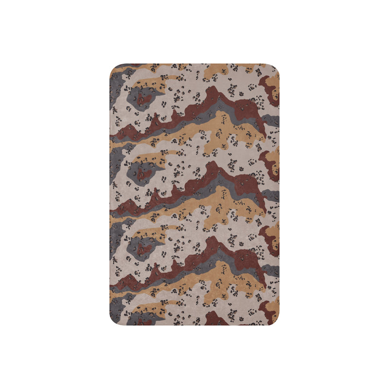 Chocolate Chip Saudi Mountain CAMO Sherpa Blanket