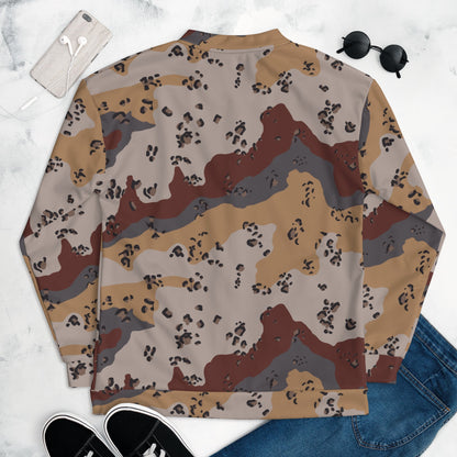 Saudi Chocolate Chip Desert Mountain CAMO Unisex Bomber Jacket - Jackets