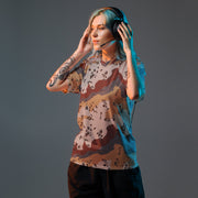 Chocolate Chip Saudi Mountain CAMO Unisex Sports Jersey