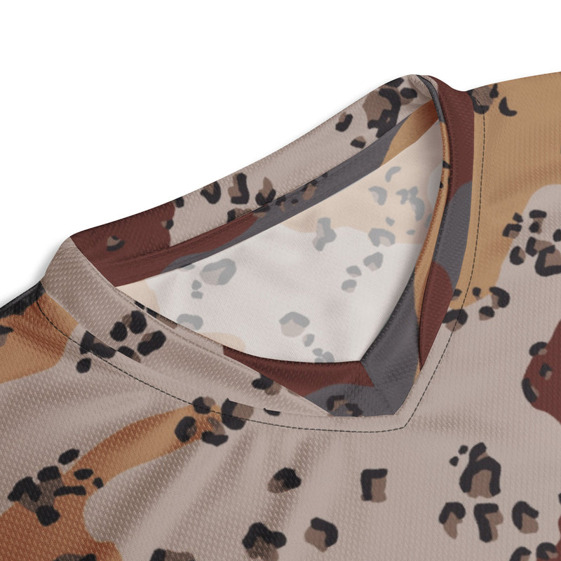 Chocolate Chip Saudi Mountain CAMO Unisex Sports Jersey