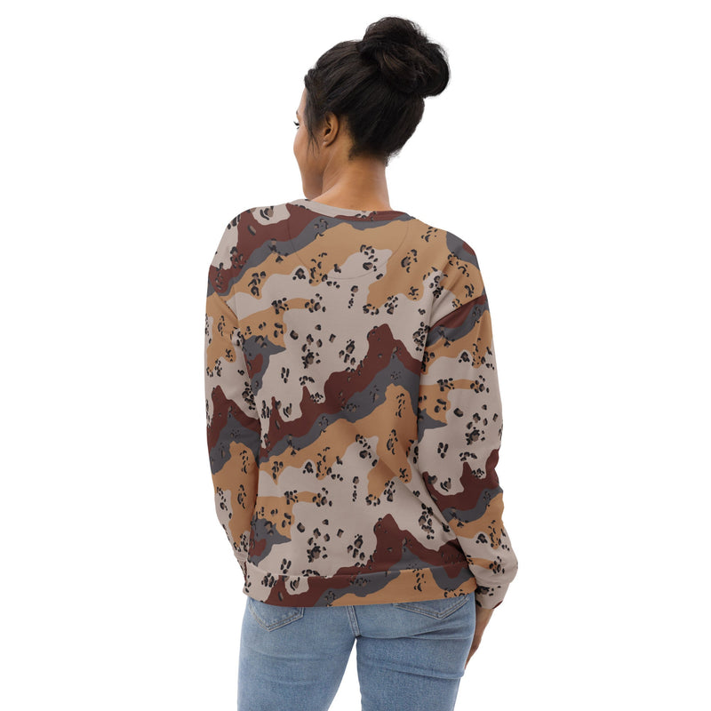 Chocolate Chip Saudi Mountain CAMO Unisex Sweatshirt