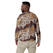 Chocolate Chip Saudi Mountain CAMO Unisex Sweatshirt
