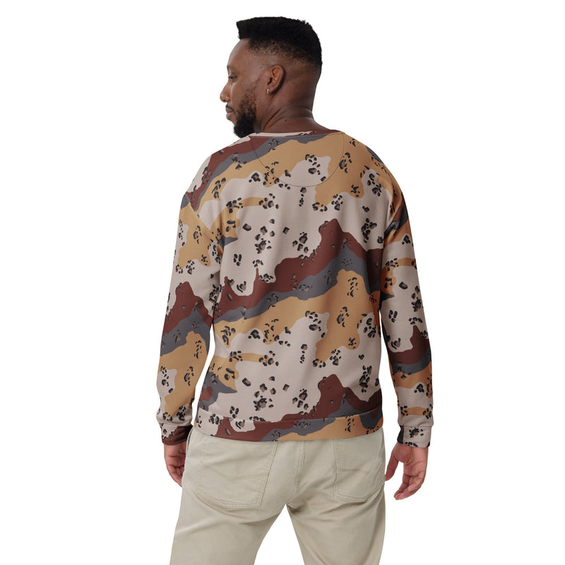 Chocolate Chip Saudi Mountain CAMO Unisex Sweatshirt