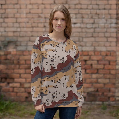 Saudi Chocolate Chip Desert Mountain CAMO Unisex Sweatshirt - Sweatshirts