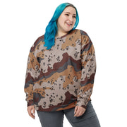 Chocolate Chip Saudi Mountain CAMO Unisex Sweatshirt