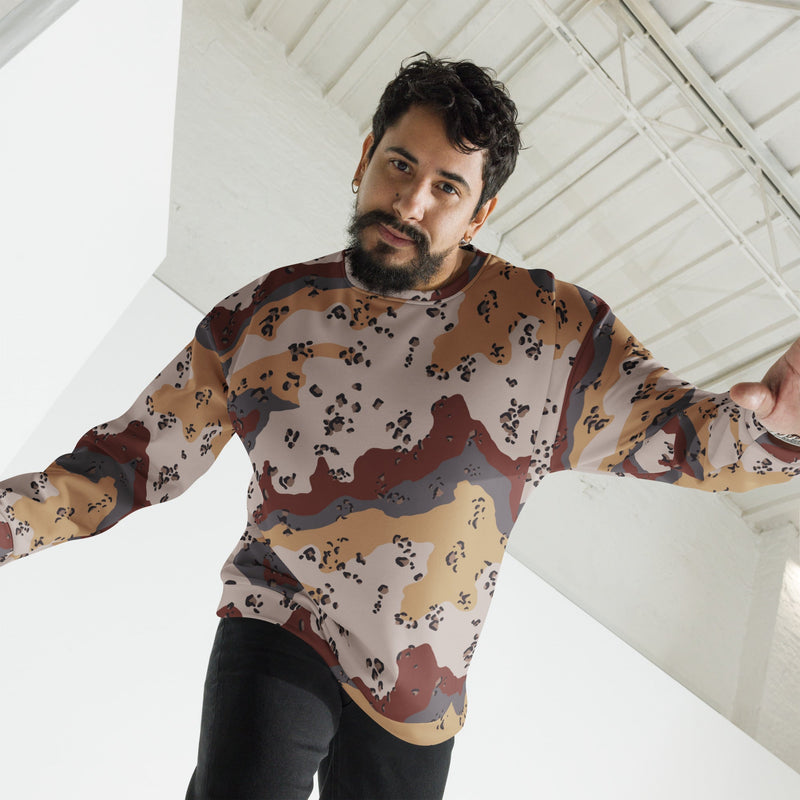Chocolate Chip Saudi Mountain CAMO Unisex Sweatshirt