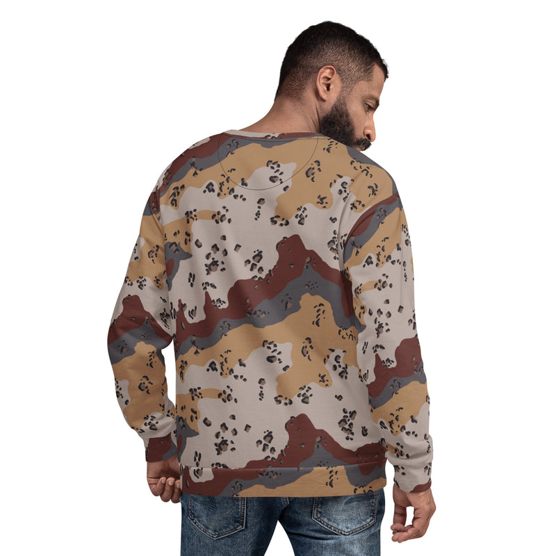 Chocolate Chip Saudi Mountain CAMO Unisex Sweatshirt