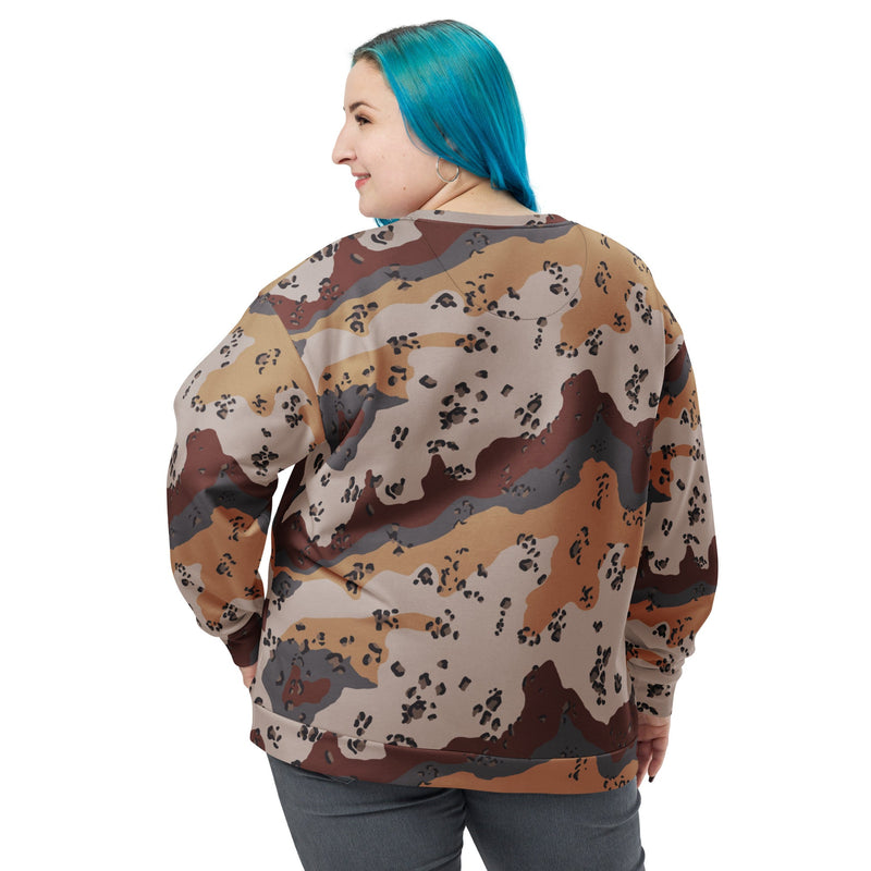 Chocolate Chip Saudi Mountain CAMO Unisex Sweatshirt