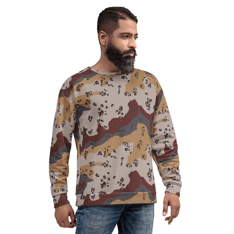 Chocolate Chip Saudi Mountain CAMO Unisex Sweatshirt