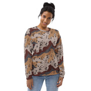 Chocolate Chip Saudi Mountain CAMO Unisex Sweatshirt
