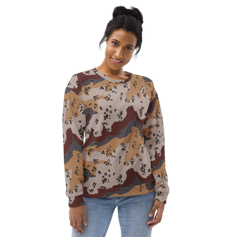 Chocolate Chip Saudi Mountain CAMO Unisex Sweatshirt