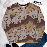 Chocolate Chip Saudi Mountain CAMO Unisex Sweatshirt