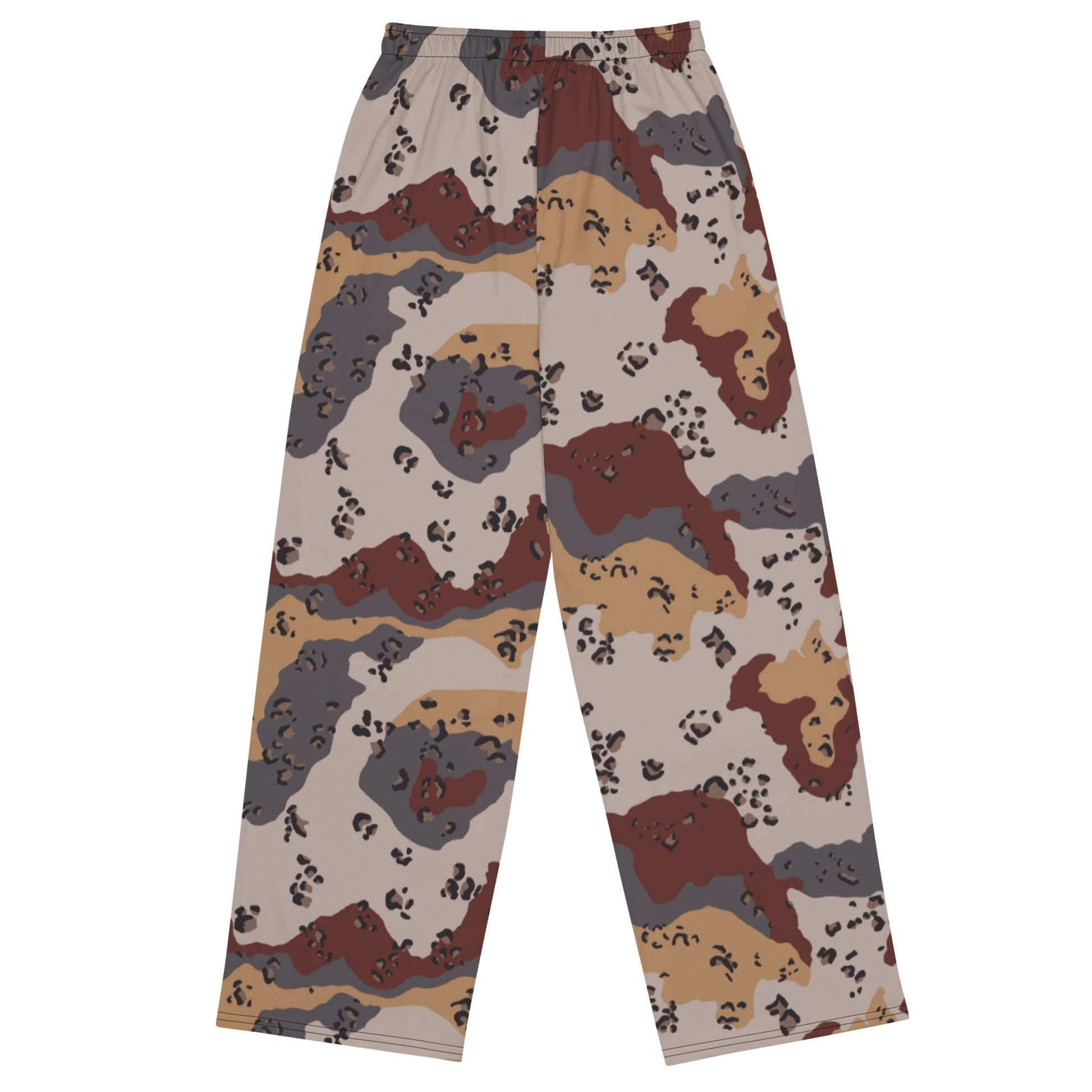 Saudi Chocolate Chip Desert Mountain CAMO unisex wide-leg pants - Wide-leg Pants