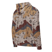 Chocolate Chip Saudi Mountain CAMO Unisex Zip Hoodie