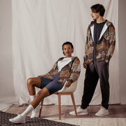 Chocolate Chip Saudi Mountain CAMO Unisex Zip Hoodie
