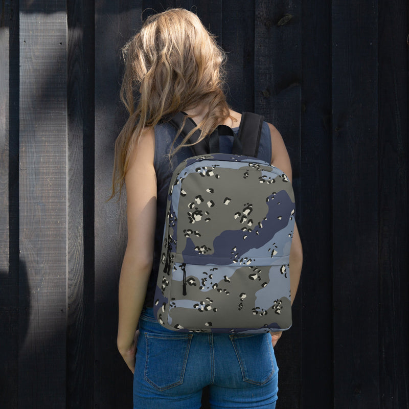 Chocolate Chip Saudi Urban Blue CAMO Backpack - Bag