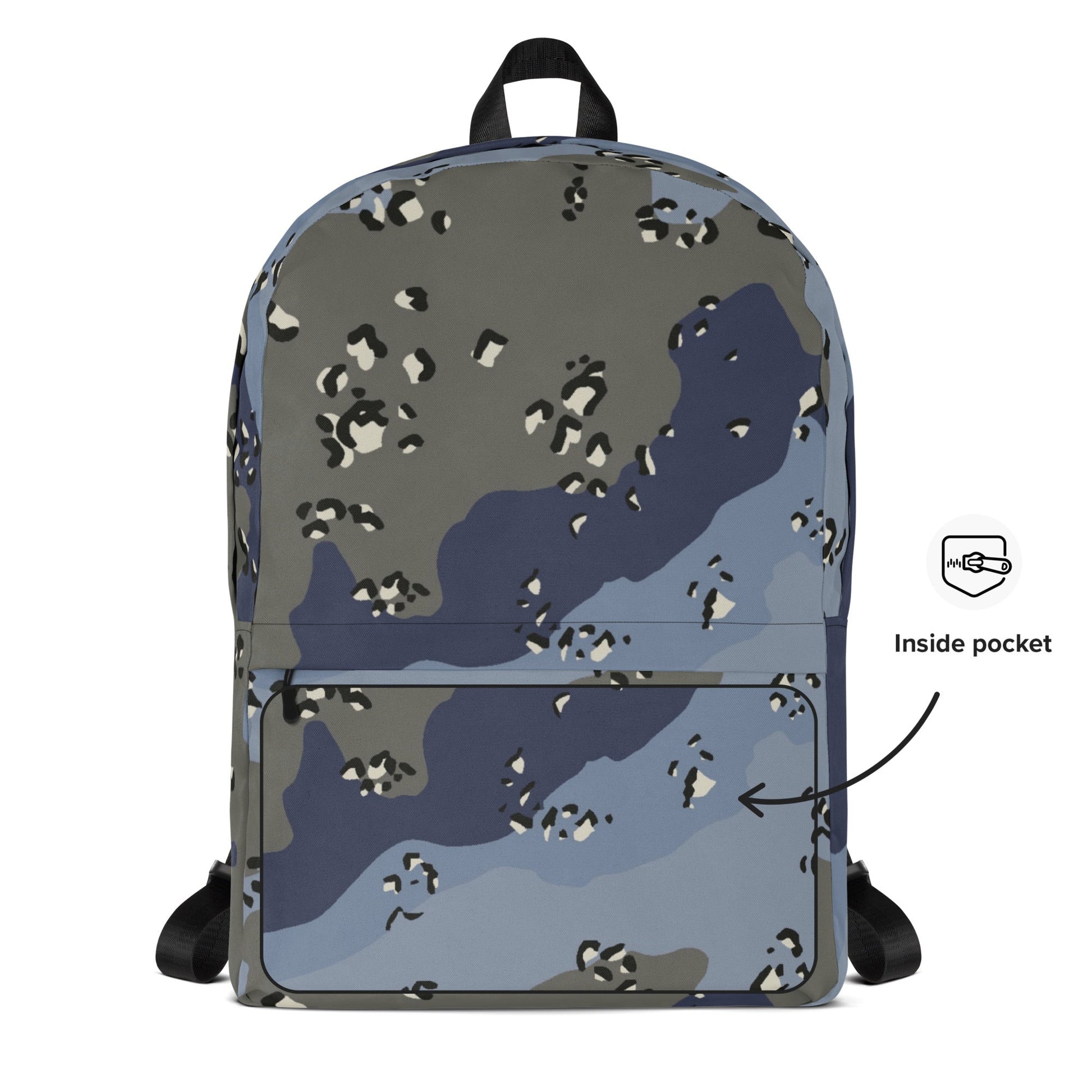 Saudi Chocolate Chip Desert Urban Blue CAMO Backpack Backpacks