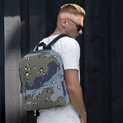 Saudi Chocolate Chip Desert Urban Blue CAMO Backpack Backpacks