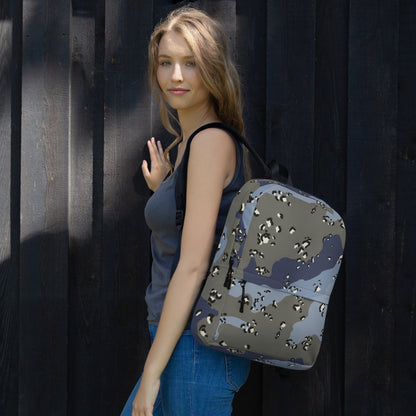 Saudi Chocolate Chip Desert Urban Blue CAMO Backpack Backpacks