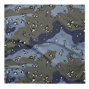 Chocolate Chip Saudi Urban Blue CAMO Bandana - L - Head