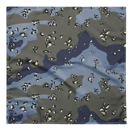 Chocolate Chip Saudi Urban Blue CAMO Bandana - L - Head