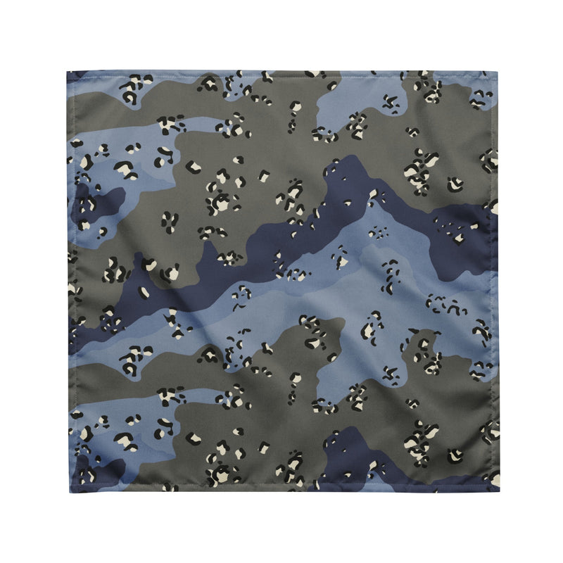 Chocolate Chip Saudi Urban Blue CAMO Bandana - M - Head