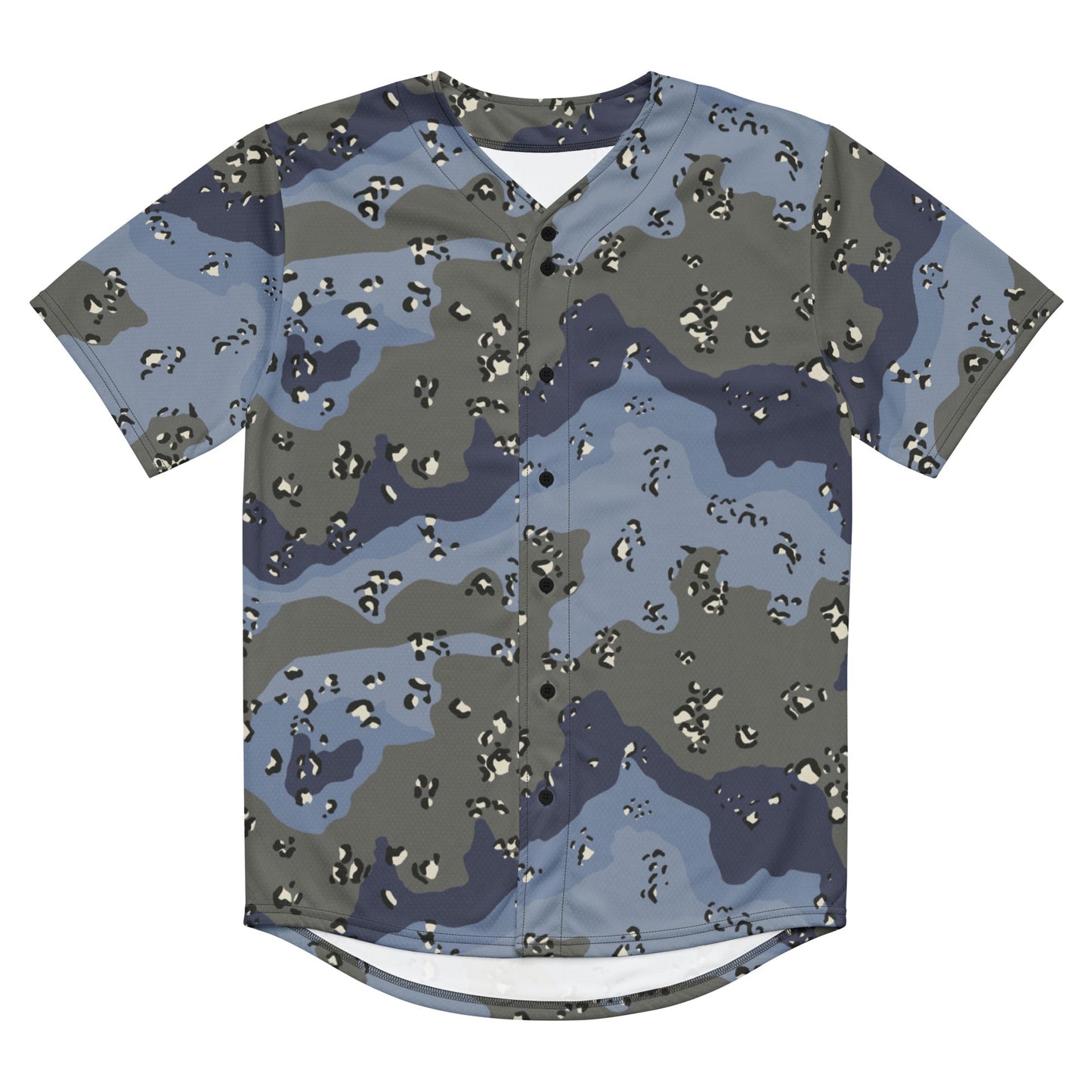 Saudi Chocolate Chip Desert Urban Blue CAMO baseball jersey - Baseball Jerseys