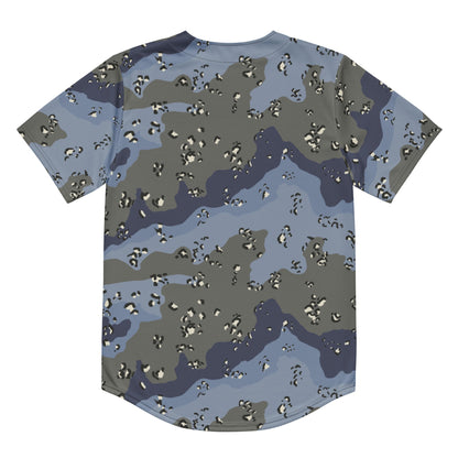 Saudi Chocolate Chip Desert Urban Blue CAMO baseball jersey - Baseball Jerseys