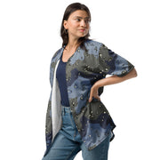 Chocolate Chip Saudi Urban Blue CAMO Unisex Baseball Jersey