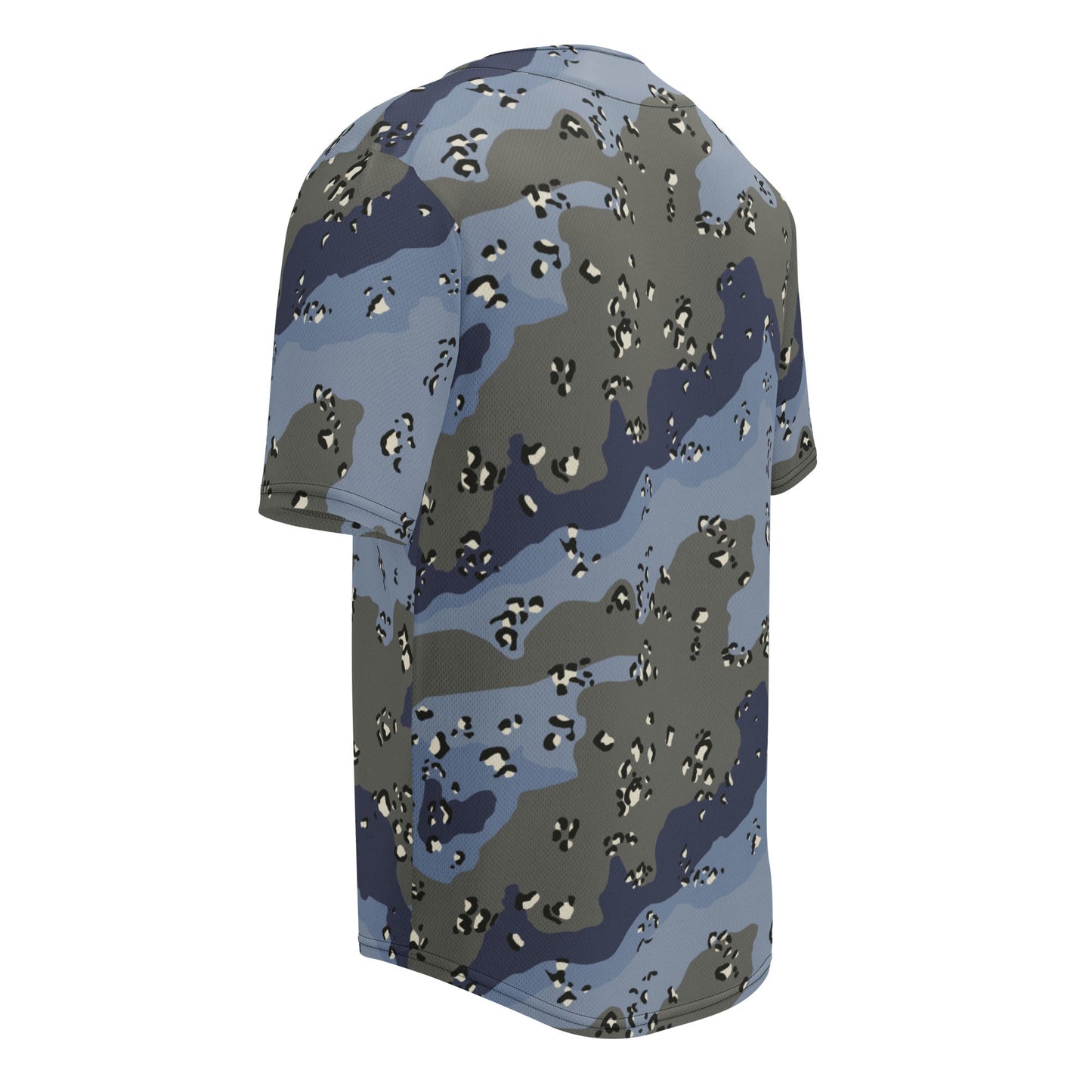 Saudi Chocolate Chip Desert Urban Blue CAMO baseball jersey - Baseball Jerseys