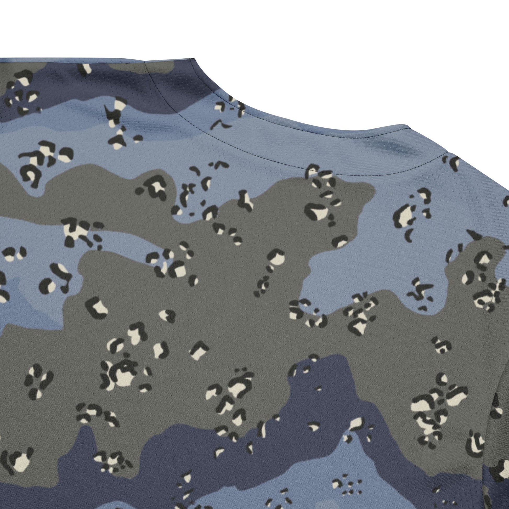 Saudi Chocolate Chip Desert Urban Blue CAMO baseball jersey - Baseball Jerseys