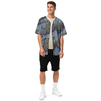 Saudi Chocolate Chip Desert Urban Blue CAMO baseball jersey - Baseball Jerseys