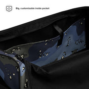 Chocolate Chip Saudi Urban Blue CAMO Duffle Bag