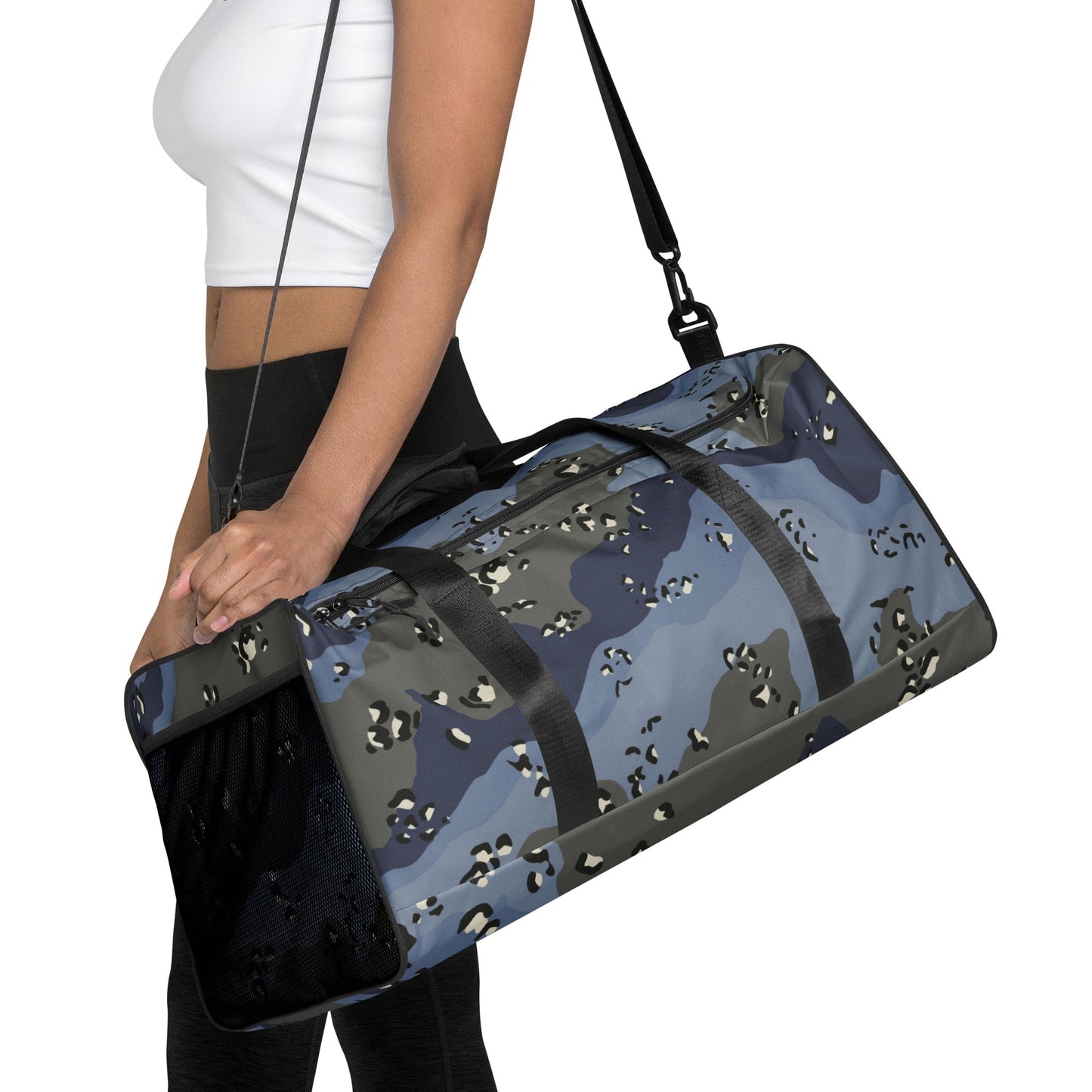 Saudi Chocolate Chip Desert Urban Blue CAMO Duffle bag Bags