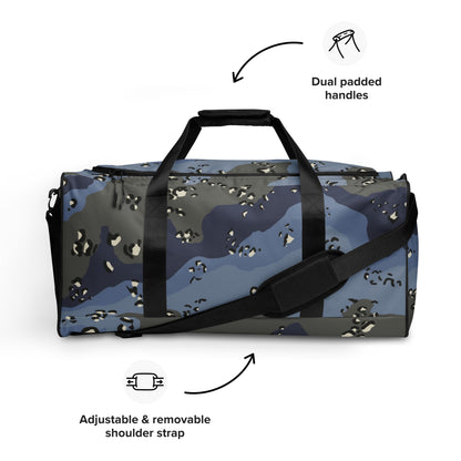 Saudi Chocolate Chip Desert Urban Blue CAMO Duffle bag Bags