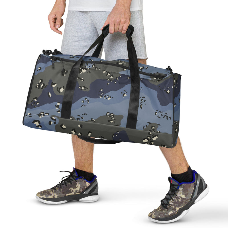 Chocolate Chip Saudi Urban Blue CAMO Duffle Bag