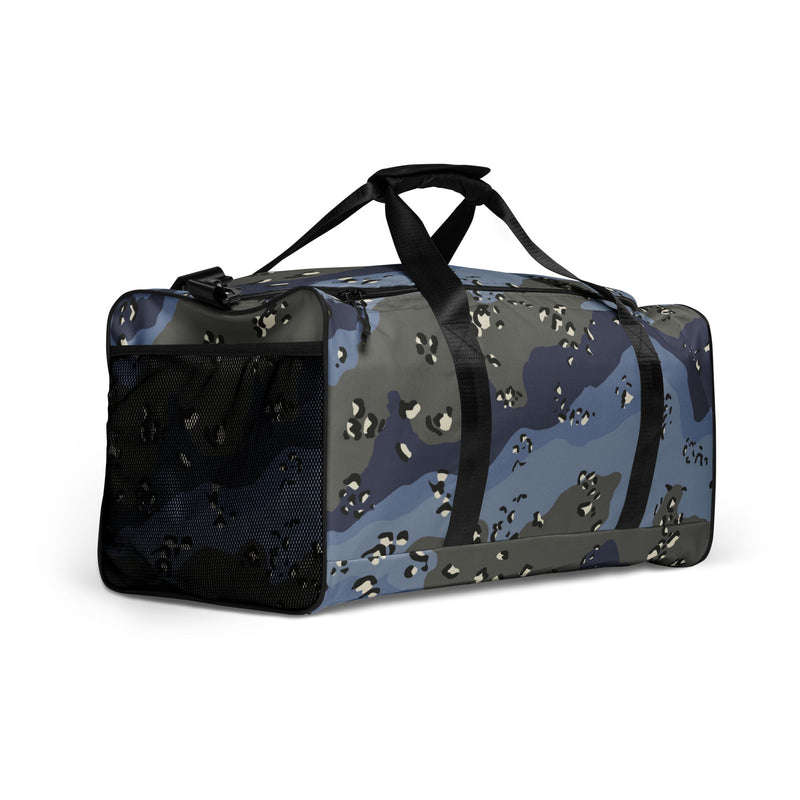 Chocolate Chip Saudi Urban Blue CAMO Duffle Bag