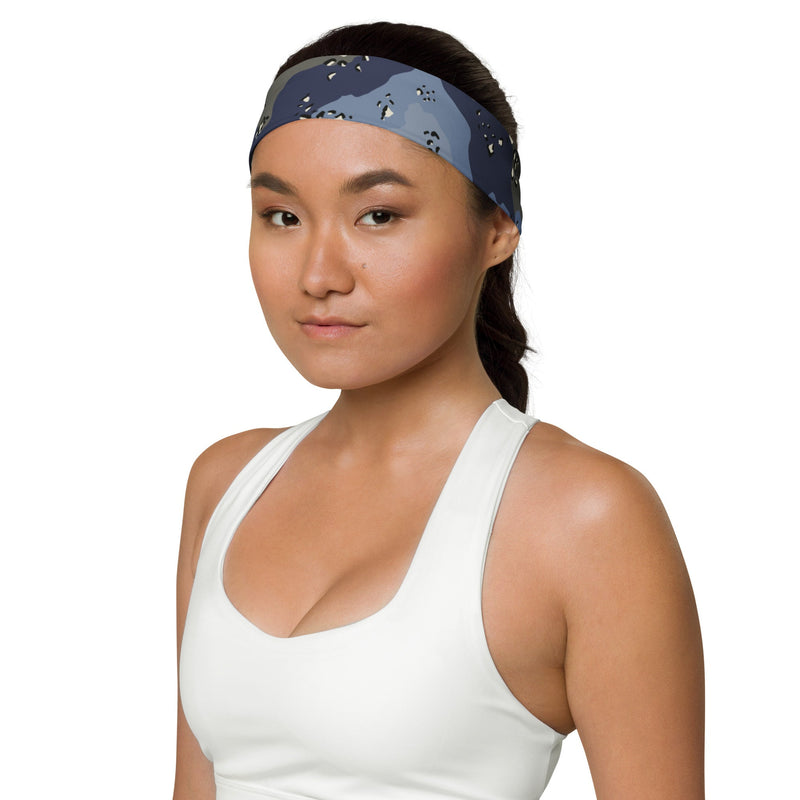 Chocolate Chip Saudi Urban Blue CAMO Headband - Head