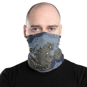 Chocolate Chip Saudi Urban Blue CAMO Neck Gaiter - Head