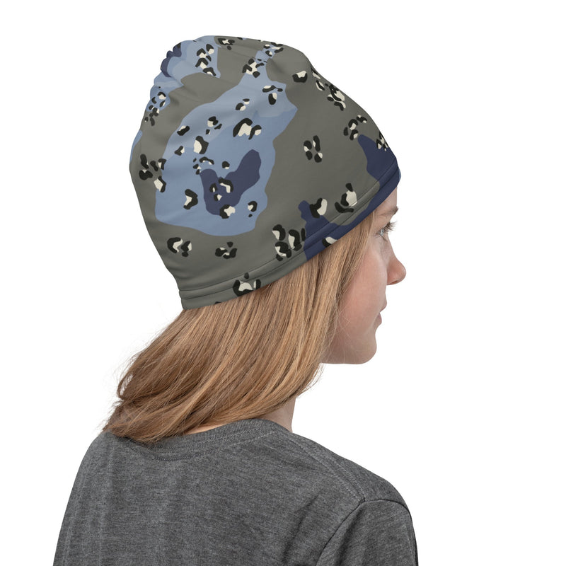 Chocolate Chip Saudi Urban Blue CAMO Neck Gaiter - Head