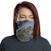 Chocolate Chip Saudi Urban Blue CAMO Neck Gaiter - Head