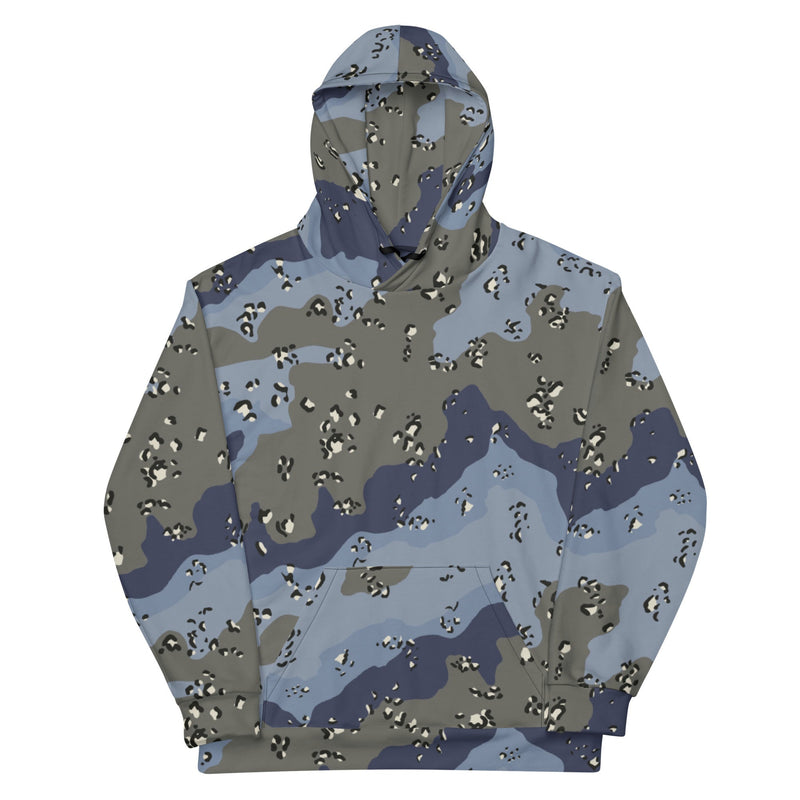 Chocolate Chip Saudi Urban Blue CAMO Unisex Hoodie