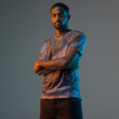 Saudi Chocolate Chip Desert Urban Blue CAMO unisex sports jersey - Sports Jerseys