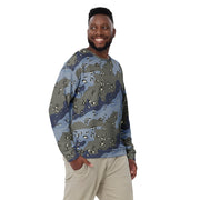 Chocolate Chip Saudi Urban Blue CAMO Unisex Sweatshirt
