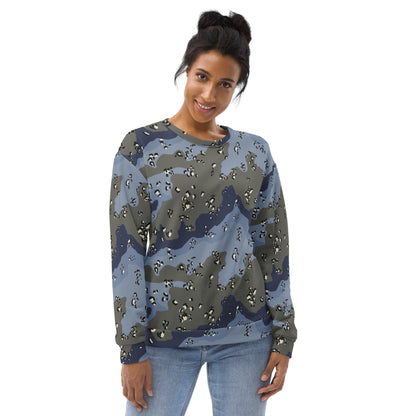 Saudi Chocolate Chip Desert Urban Blue CAMO Unisex Sweatshirt - Sweatshirts