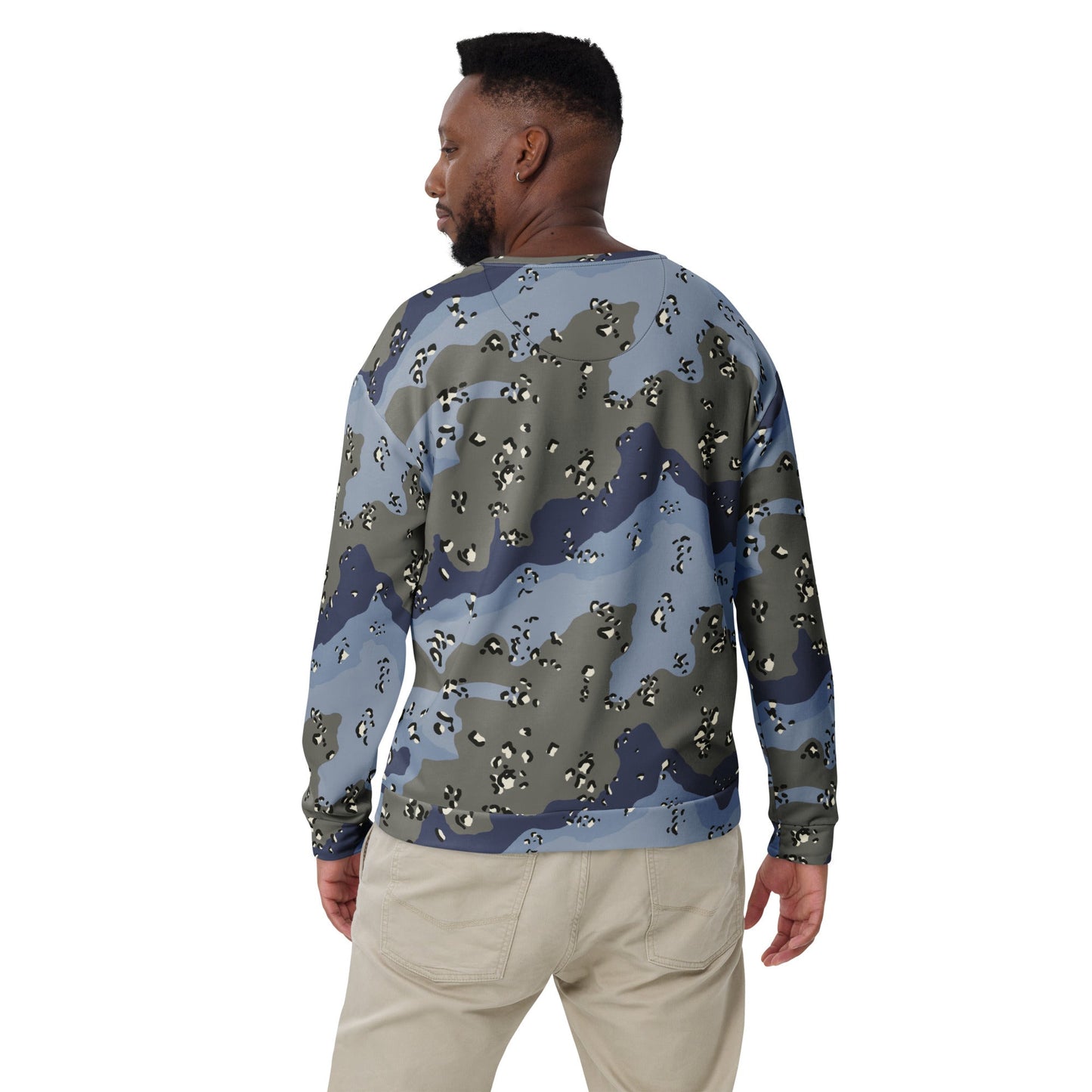 Saudi Chocolate Chip Desert Urban Blue CAMO Unisex Sweatshirt - Sweatshirts